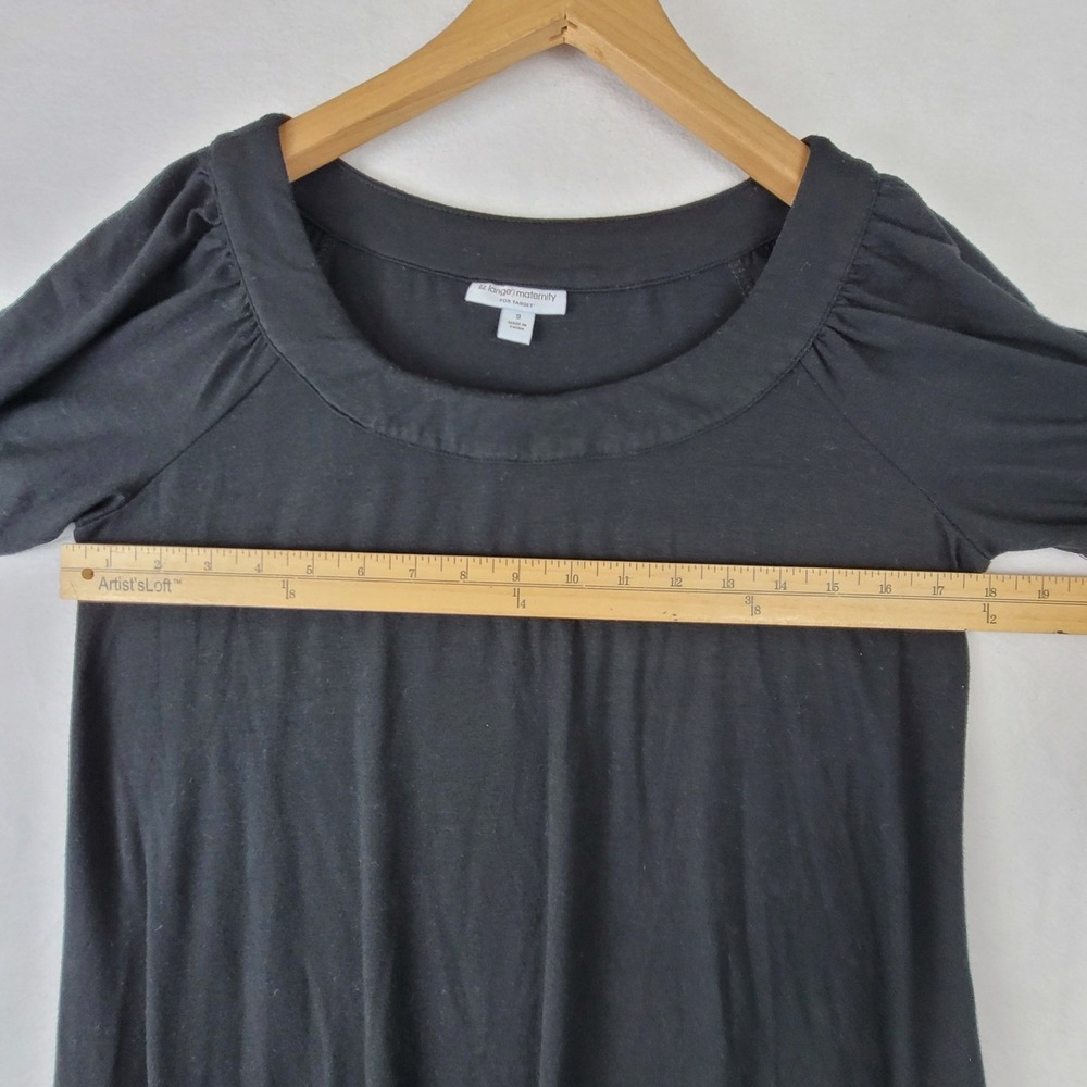 Liz Lange Maternity for Target Black Puff Sleeve Scoop Neck Dress Small 2027 - Picture 12 of 16